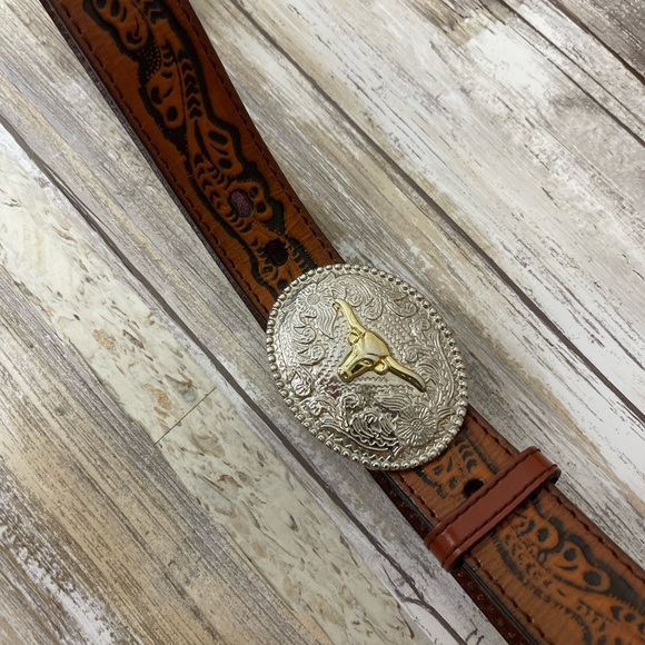 Women’s Genuine Leather Brown Belt - Picture 3 of 5